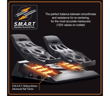 Thrustmaster T16000M FCS Flight Pack Oranje, Zwart