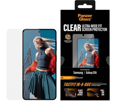 PanzerGlass PanzerGlass® Screen Protector Samsung Galaxy S26 | Ultra-Wide Fit w. FASTFIT IN-A-BOX