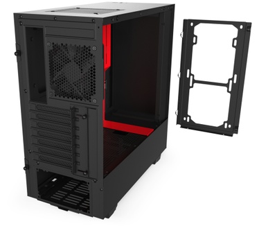 NZXT H510 Zwart/Rood