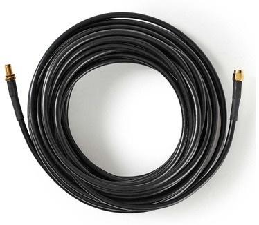 Nedis CSGL02400BK100 Antennekabel SMA Male S Zwart