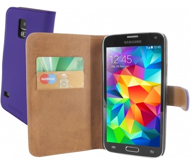 Mobiparts Premium Wallet Case Samsung Galaxy S5 Purple