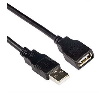 Advanced Cable Technology USB 2.0 A male - USB A female zwart 3,00 m