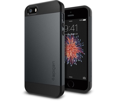 Spigen Slim Armor Apple iPhone SE Case - 041CS20174 - Metal Slate