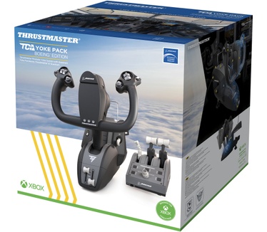 Thrustmaster TCA Yoke Pack Boeing Edition Grijs, Zwart