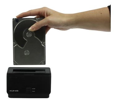 Konig 2.5" / 3.5" HDD USB 3.0 Docking Station Zwart