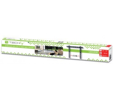 Techly Wall Fixed Support UltraSlim LED TV LCD 23-55 Black" ICA-PLB 140M
