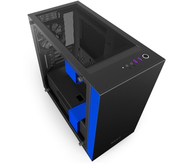 NZXT H400i Blauw/Zwart