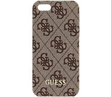 Guess 4G Uptown Hard Case voor Apple iPhone 7 (4.7") - Bruin Champagne