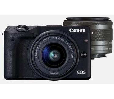 Canon EOS M3 + 15-45mm f/3.5-6.3 Zwart