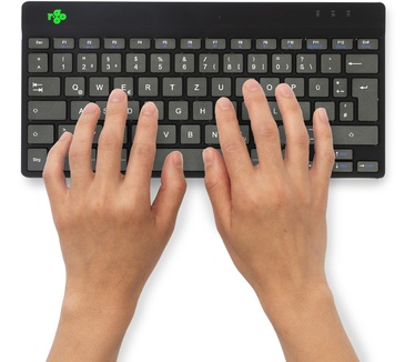R-Go Tools Compact Break Draadloos, Qwertz DE, Zwart
