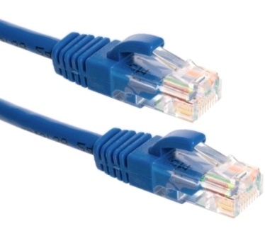 Eeconn Cat.5e U/UTP Patchkabel, AWG24, PVC, Blauw, 3m