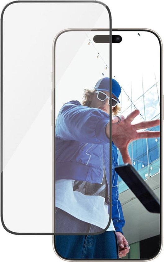 Pellicola Protettiva PanzerGlass Edge-to-Edge Per IPhone 12 6.1 Pollici – Vetro Temperato Nero
