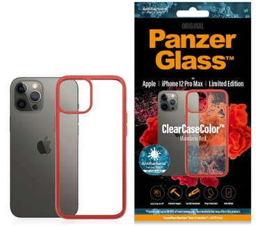 PanzerGlass 0281 (iPhone 12 Pro Max Mandarin Red) Transparant