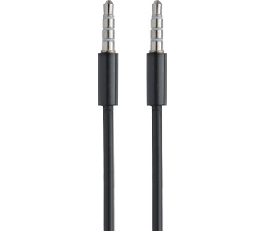 Mobiparts AUX Cable 3.5 mm to 3.5 mm Black (1 meter)