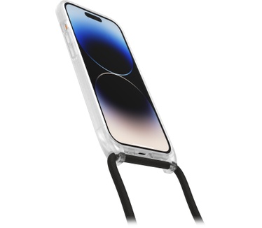 Otterbox OtterBox React Necklace hoesje met MagSafe voor iPhone 14 Pro, ultradunne beschermhoes met verstelbare en afneembare kettingriem, getest volgens militaire standaard, Stardust