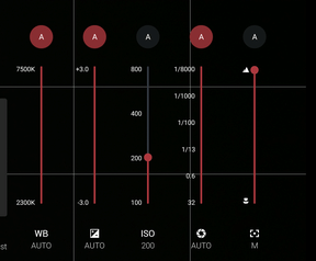 Xperia apps en U11 Pro-modus