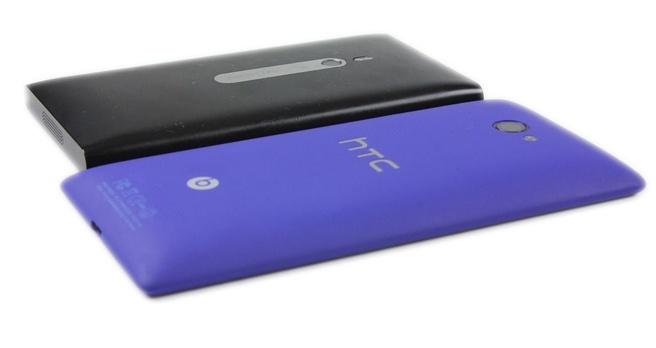 HTC 8X en Lumia 800