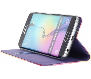 Mobilize Magnet Stand Case - Samsung Galaxy S6 Edge - Fire Flower