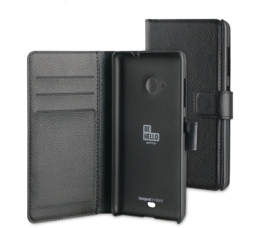 BeHello Microsoft Nokia Lumia 535 Wallet Case Black