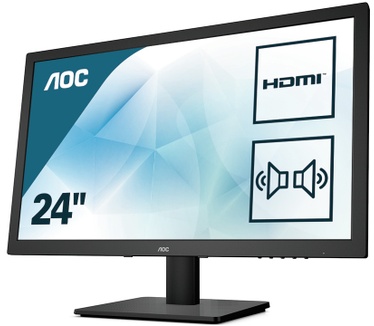 AOC E2475SWQE Zwart