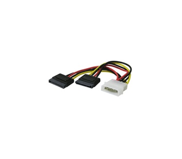 Wentronic CAK SATA 4P/2xS-ATA power adaptor