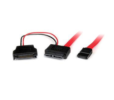 Startech STARTECH 0.5m Slimline SATA Female to SATA with S | SLSATAF50CMS