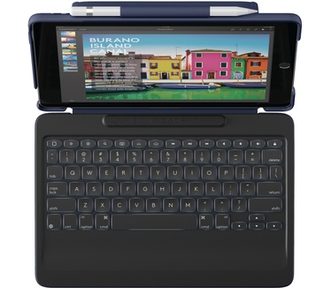 Logitech Slim Combo voor 12,9" iPad Pro, Azerty FR Blauw
