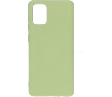 Mobiparts Silicone Cover Samsung Galaxy A71 (2020) Pistache Green