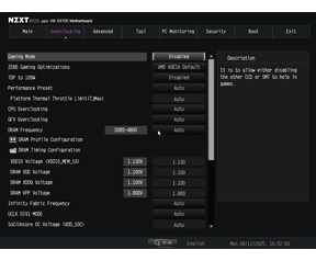 NZXT N9 X870E bios-screenshots