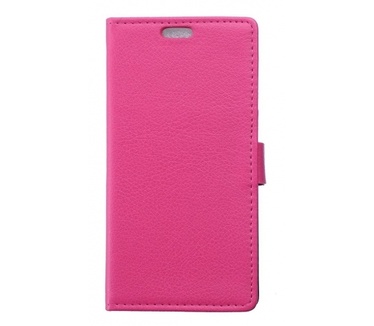 Kees Lederlook Portemonnee Hoesje LG Magna - Roze
