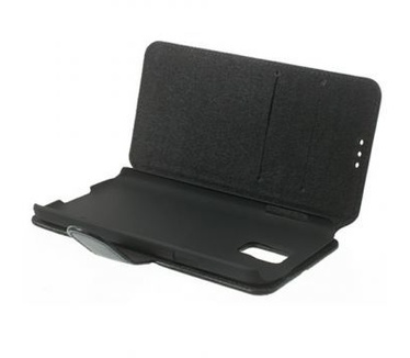 Samsung Galaxy S5 (Neo) Wallet Stand Case Zwart