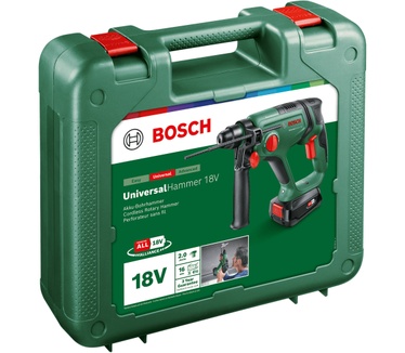 Bosch Universal Hammer -Akku-Bohrhammer 18 V 2.5 Ah Li-Ion inkl. Akku inkl