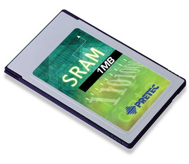 Pretec 1MB SRAM Card-Type II-Plastic
