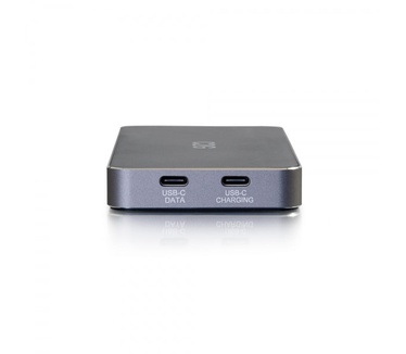 CablesToGo USB-C[R] Dual Display MST Docking Station met HDMI[R], DisplayPort[TM], VGA en voeding tot 65W - 4K 30Hz