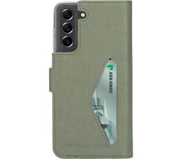 Mobiparts Classic Wallet Case Samsung Galaxy S21 FE (2022) Stone Green