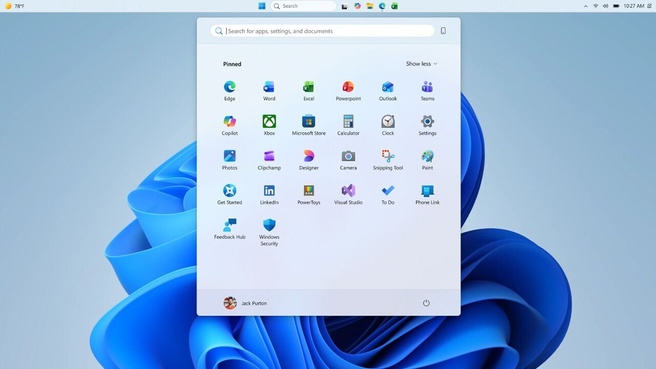 Windows 11 taakbalk boven