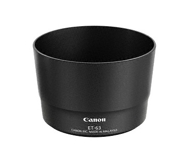 Canon EF-S 55-250mm f/4.0-5.6 IS STM + ET-63 + Lens Cloth