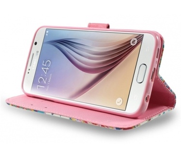 Kees Portemonnee Hoesje Samsung Galaxy S6 - Paisley