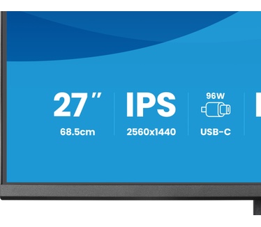Iiyama XB2797QSNPH-B1 27IN IPS LCD 4MS 2560X1440 350CD/M2 HDMI/DP/USB 2