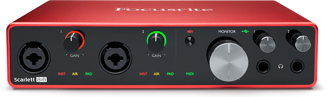 Focusrite Scarlett 8i6 3rd Gen 8 In 6 Out Usb Audio Interface Kopen Prijzen Tweakers