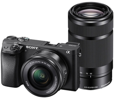 Sony A6300 + 16-50mm f/3.5-5.6 + 55-210mm f/4.5-6.3