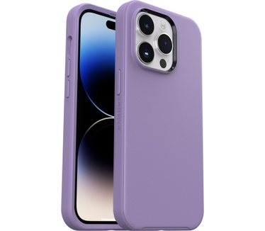 Otterbox OtterBox Symmetry+ hoesje voor iPhone 14 Pro Max met MagSafe, schokbestendig, valbestendig, dun beschermend hoesje, 3x getest volgens militaire standaard, Antimicrobieel, You lilac it