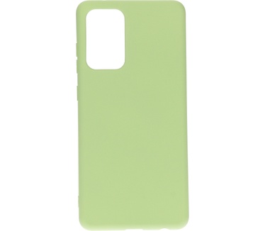 Mobiparts Silicone Cover Samsung Galaxy A72 (2021) 4G/5G Pistache Green