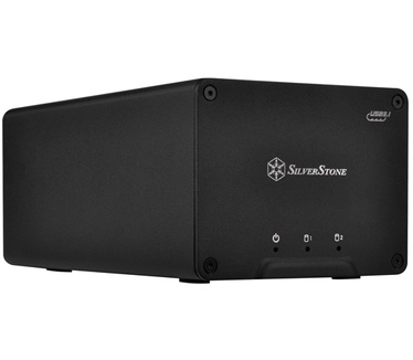 Silverstone SST-DS223 Zwart