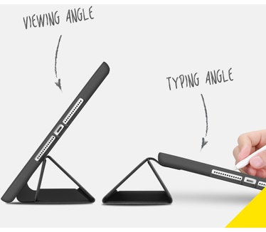 Accezz Smart Silicone Bookcase iPad (2018) / (2017) / Air (2013) / Air 2
