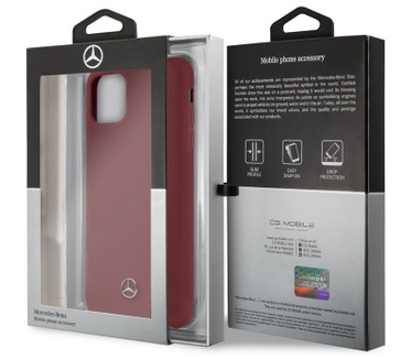 Mercedes-Benz Silicone Case - iPhone 11 Pro Max (6.5") - Rood  Rood