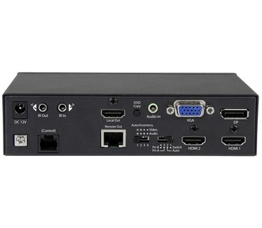 Startech.com Multi-Input HDBaseT extender met switch DP, VGA, HDMI over CAT5/CAT6 tot 4K