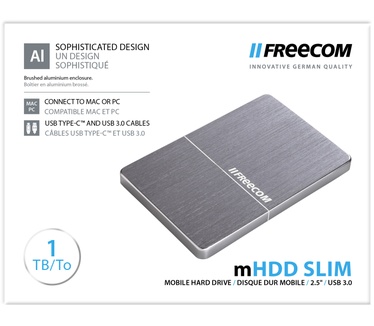 Freecom mHDD 1TB Grijs