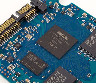 Corsair P256 / P128 pcb met Samsung-controller en dram-chip