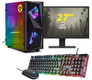 GMR - Ryzen 5 5600G - 500GB M.2 - Vega 7 - GamePC.T1410127 - WiFi (GamePC.T1410127 + 27 Inch Monitor + Toetsenbord + Muis)